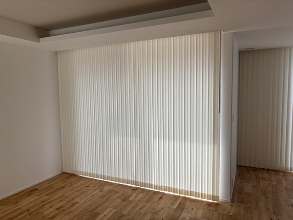 ラインドレープ閉め状態イメージ